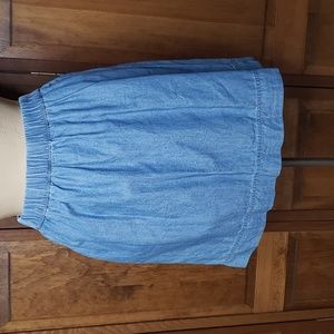 Sonoma Women's NWOT Lightweight Denim Skirt Sz 8